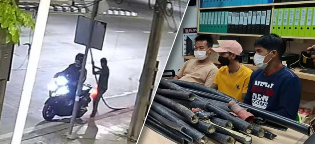 盗电线触电断手，曼谷电缆盗窃团伙被抓！-白嫖攻略-白菜社区-白菜论坛